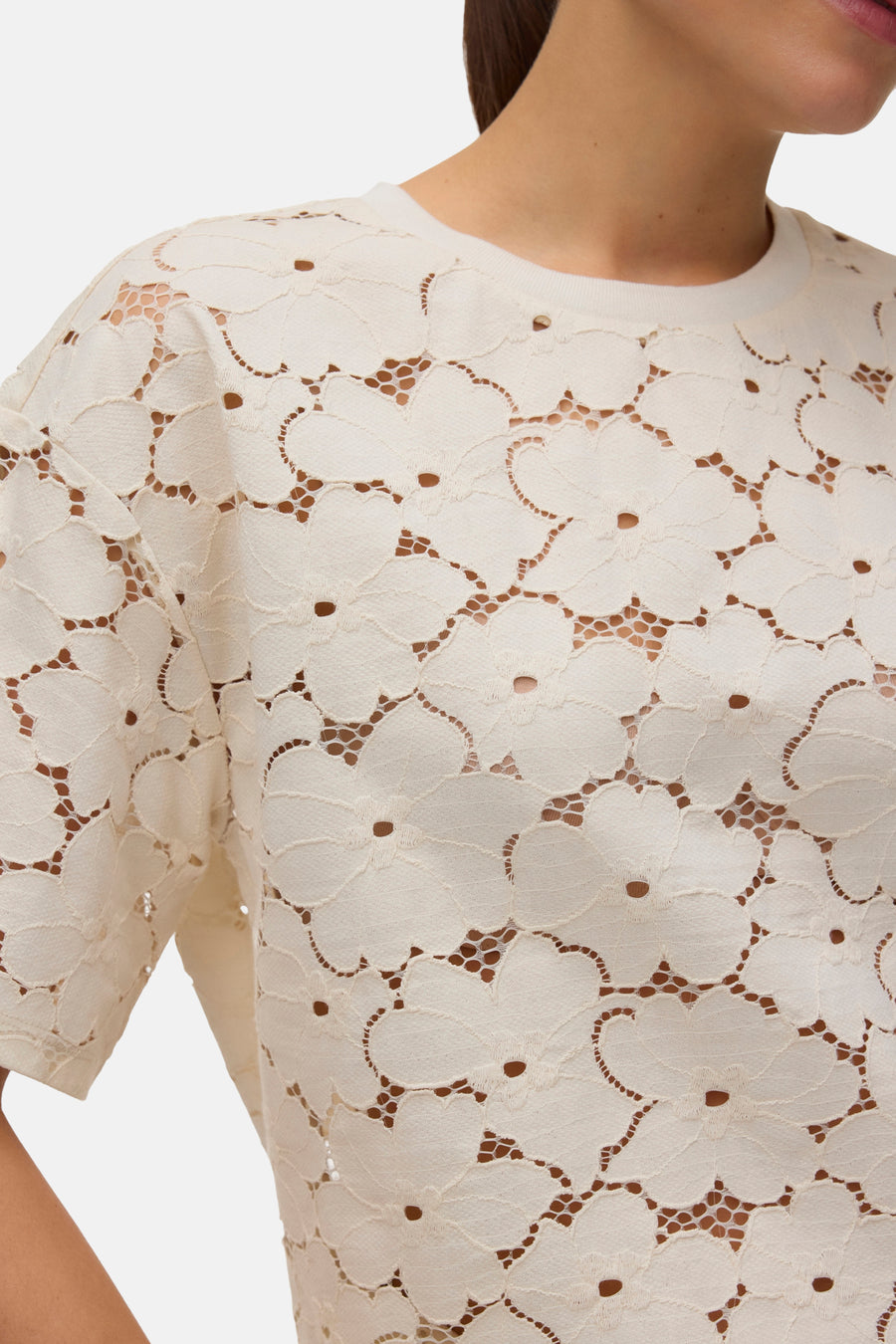 Blouse (korte mouwen) beige - VERO MODA®