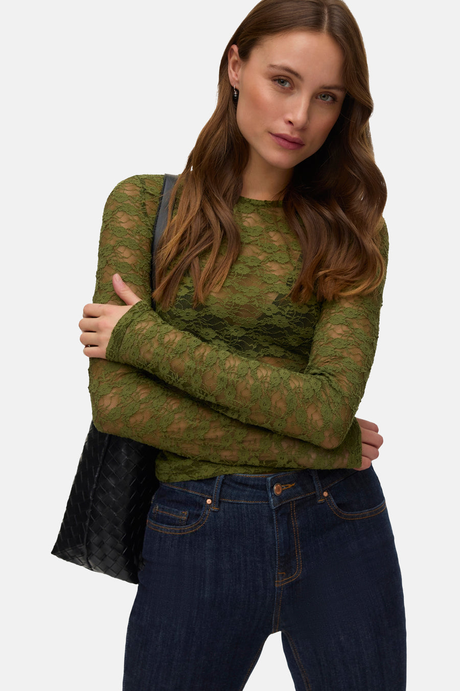 T-shirt (manches longues) vert - VERO MODA®