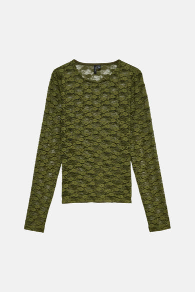 T-shirt (manches longues) vert - VERO MODA®
