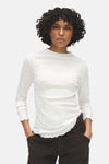 Pull col rond blanc - OPUS