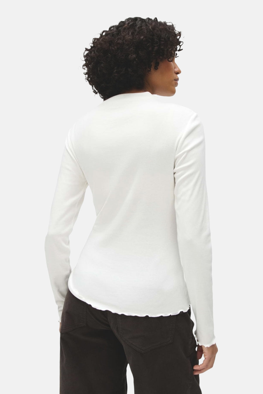 Pull col rond blanc - OPUS