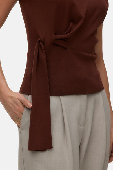 Top (korte mouwen) bruin - VERO MODA®