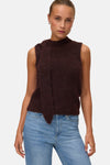 Dames tops pull zonder mouw bruin - VERO MODA®