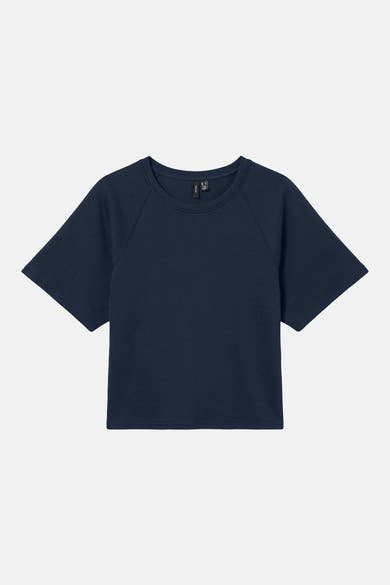 Dames tops pull korte mouw bleu - VERO MODA®