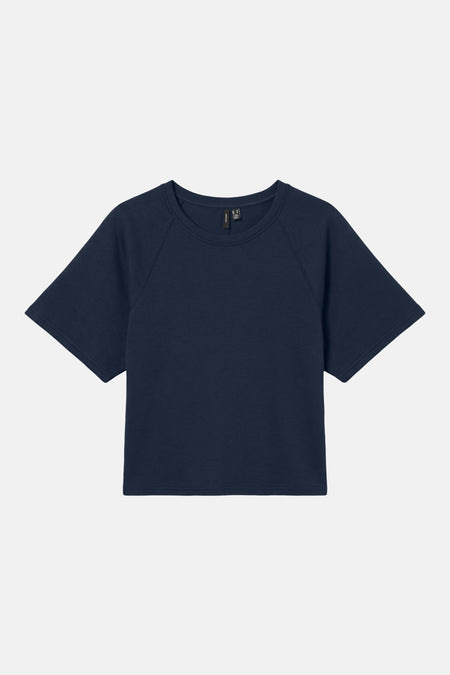 Dames tops pull korte mouw blauw - VERO MODA®