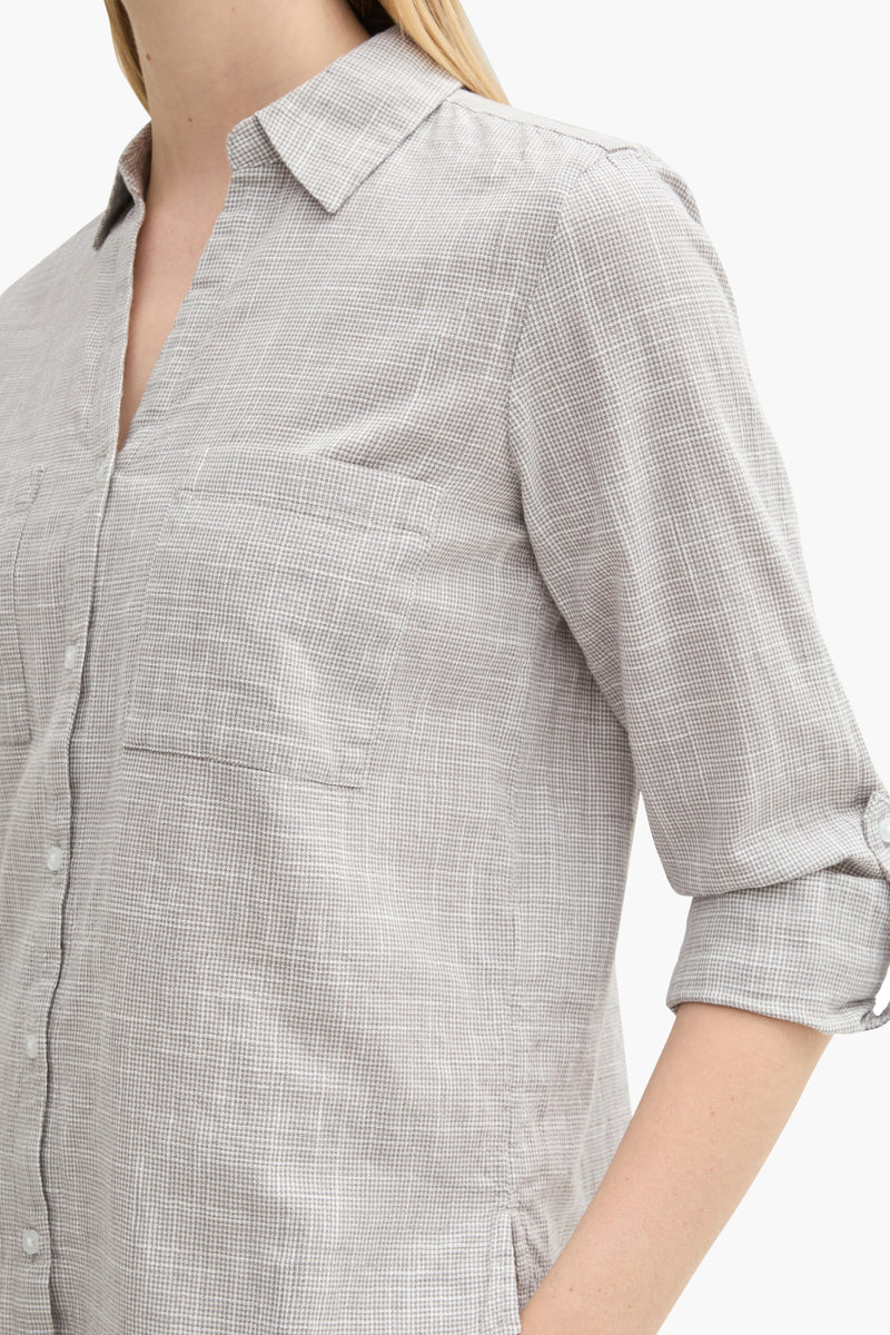 Chemisier (manches longues) Gris - Tom Tailor