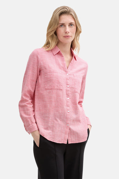 Chemise à manches longues - rose