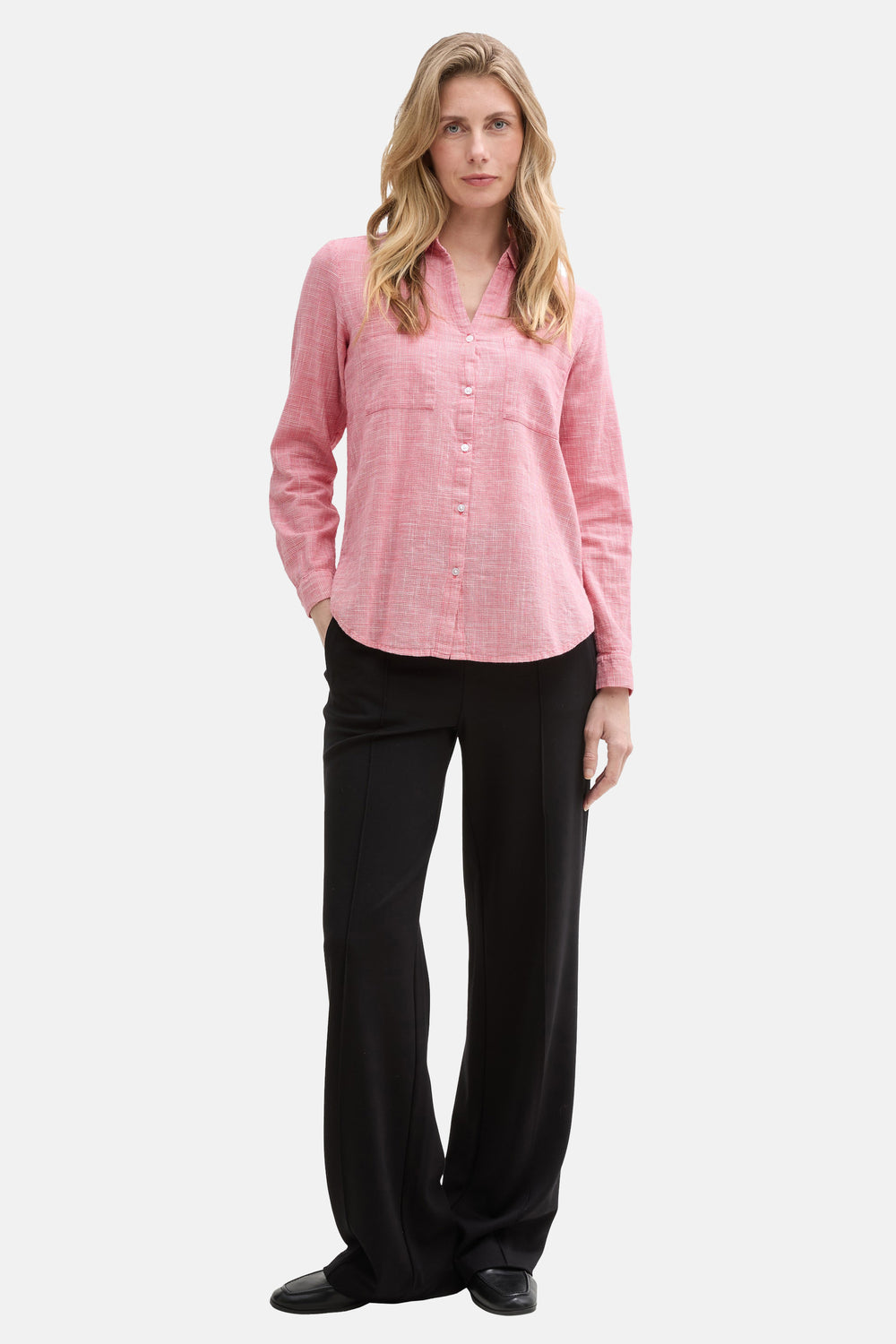 Chemise à manches longues - rose