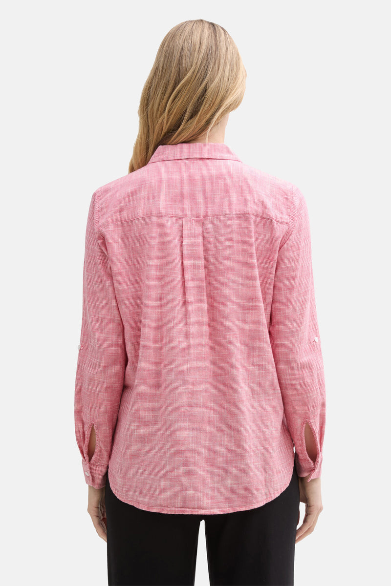 Chemise à manches longues - rose