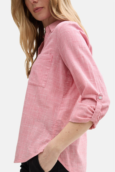 Chemise à manches longues - rose