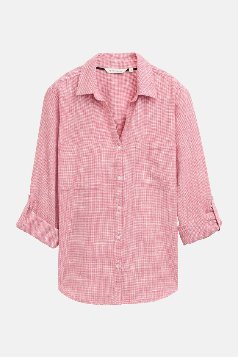 Chemise à manches longues - rose