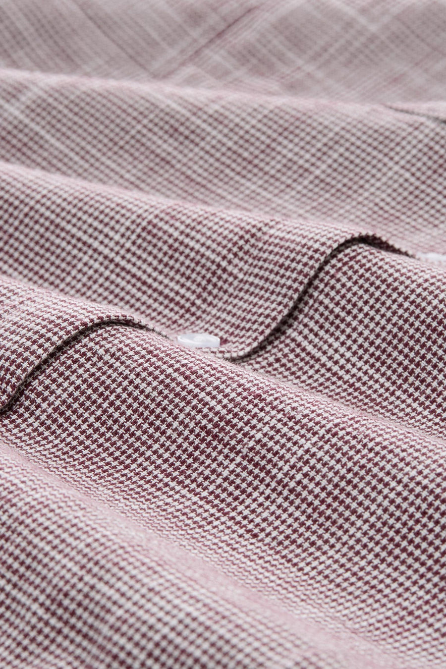 Tom Tailor bordeaux rok met shirt-shirt,,, textur pat carreauxmot, zichtbare knoppen.