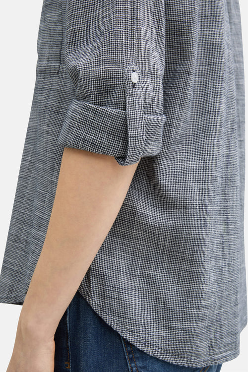 Hemd met lange mouwen - blauw