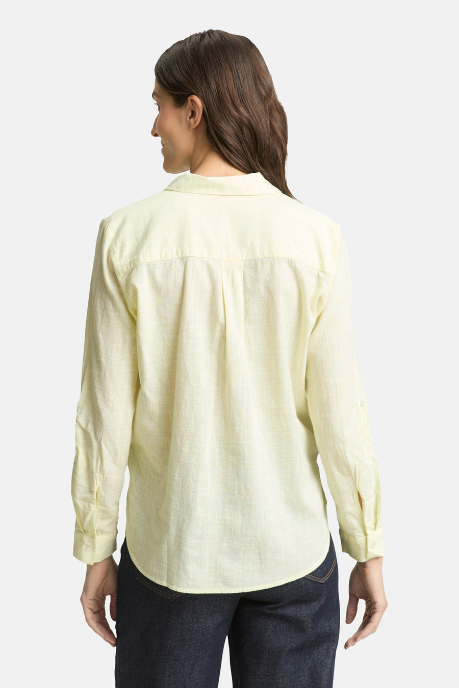 Chemise à manches longues - jaune