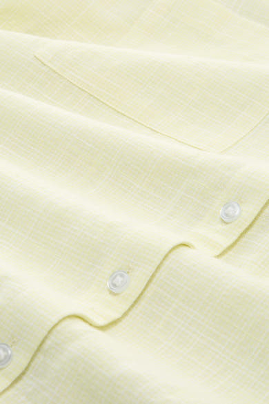 Chemise à manches longues - jaune