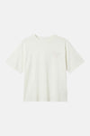 Wit T-shirt van VERO MODA met kleine roze hartjes op de borst.