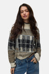 Trui met ronde hals ecru - VERO MODA®