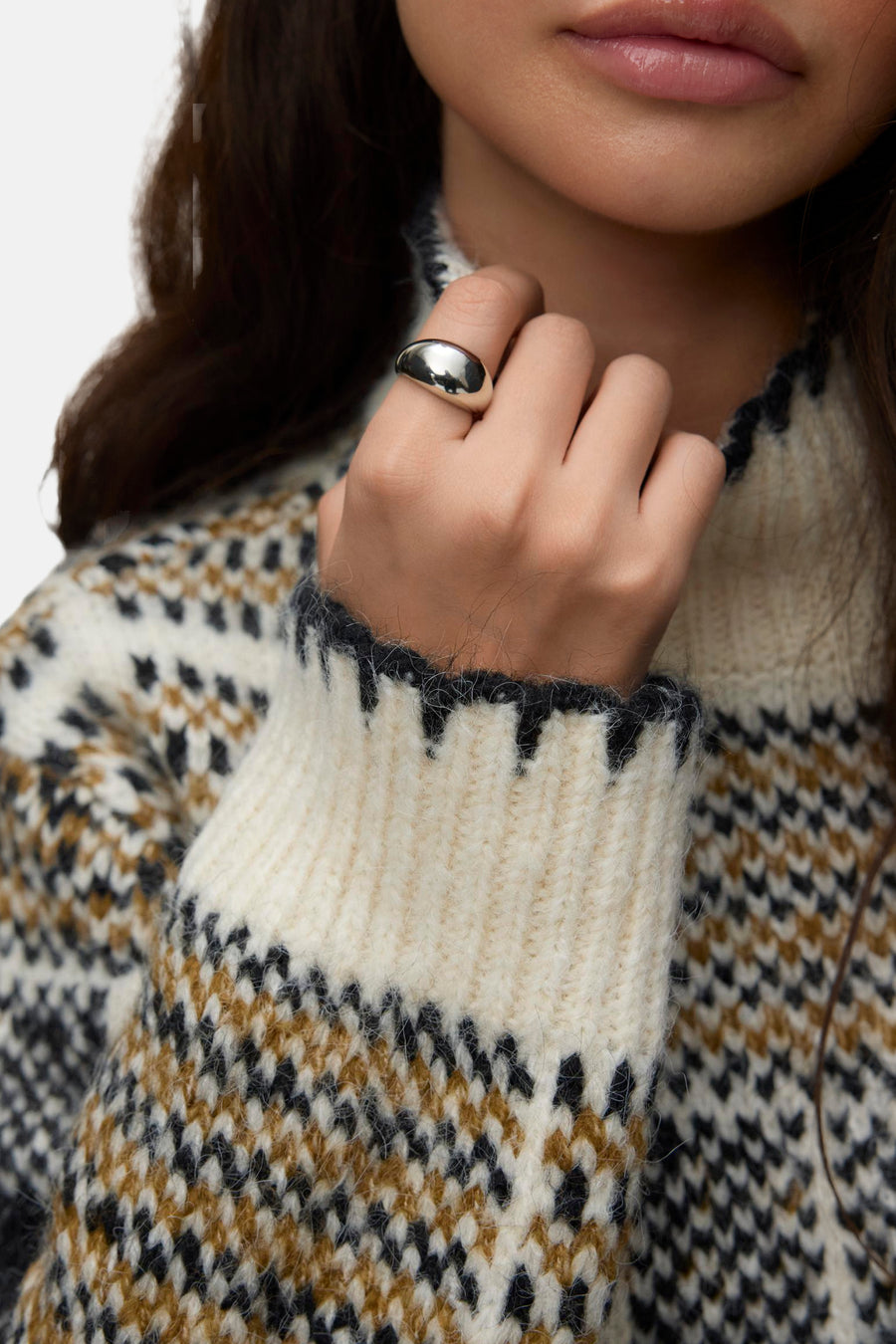 Trui met ronde hals ecru - VERO MODA®