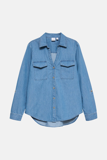 Chemisier (manches longues) mid blue denim - VERO MODA®