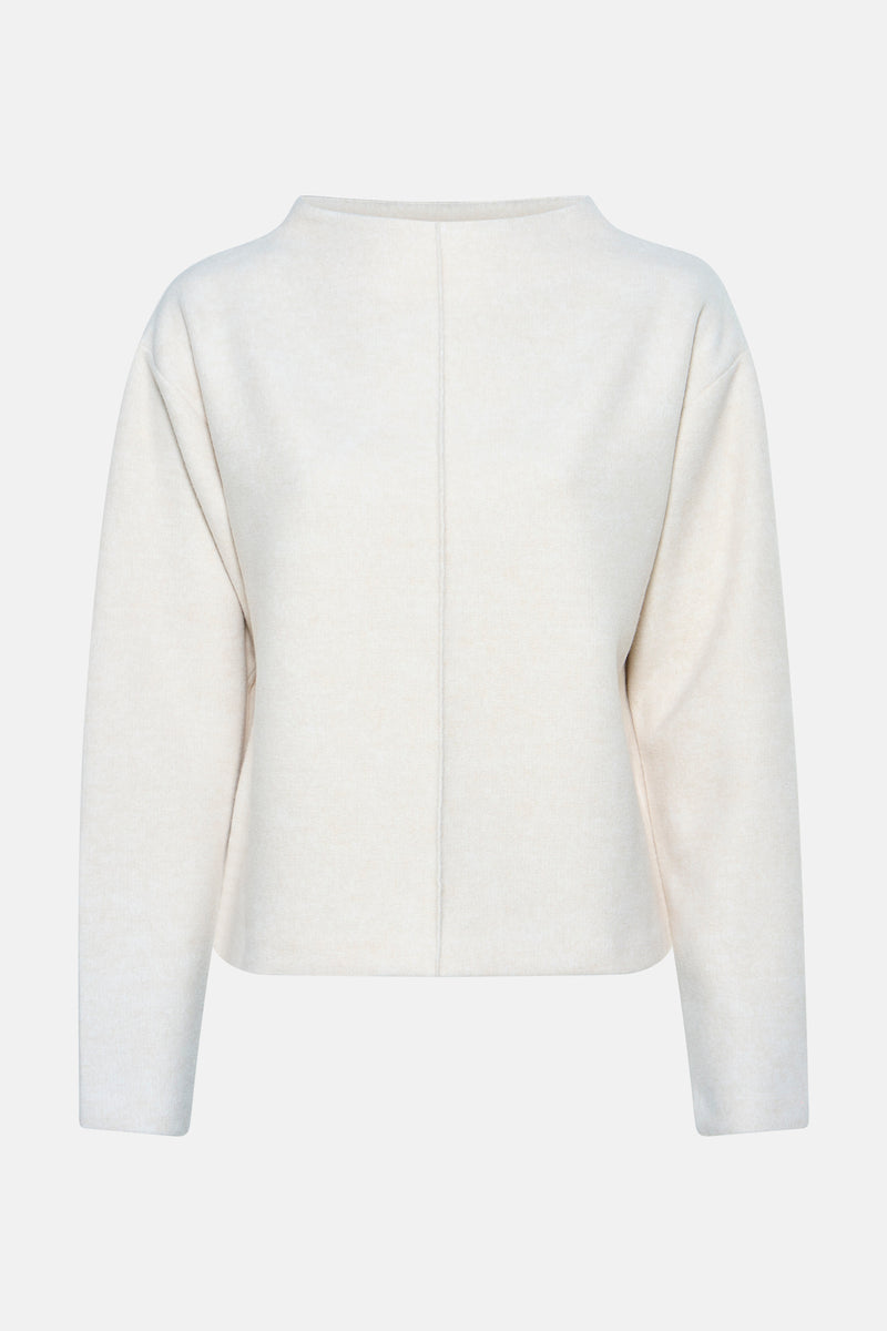 Pull à col rond - écru