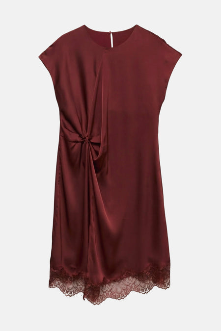 Kleedje met korte mouwen - Rood