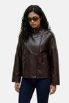 Dames tops jas biker brun - VERO MODA®