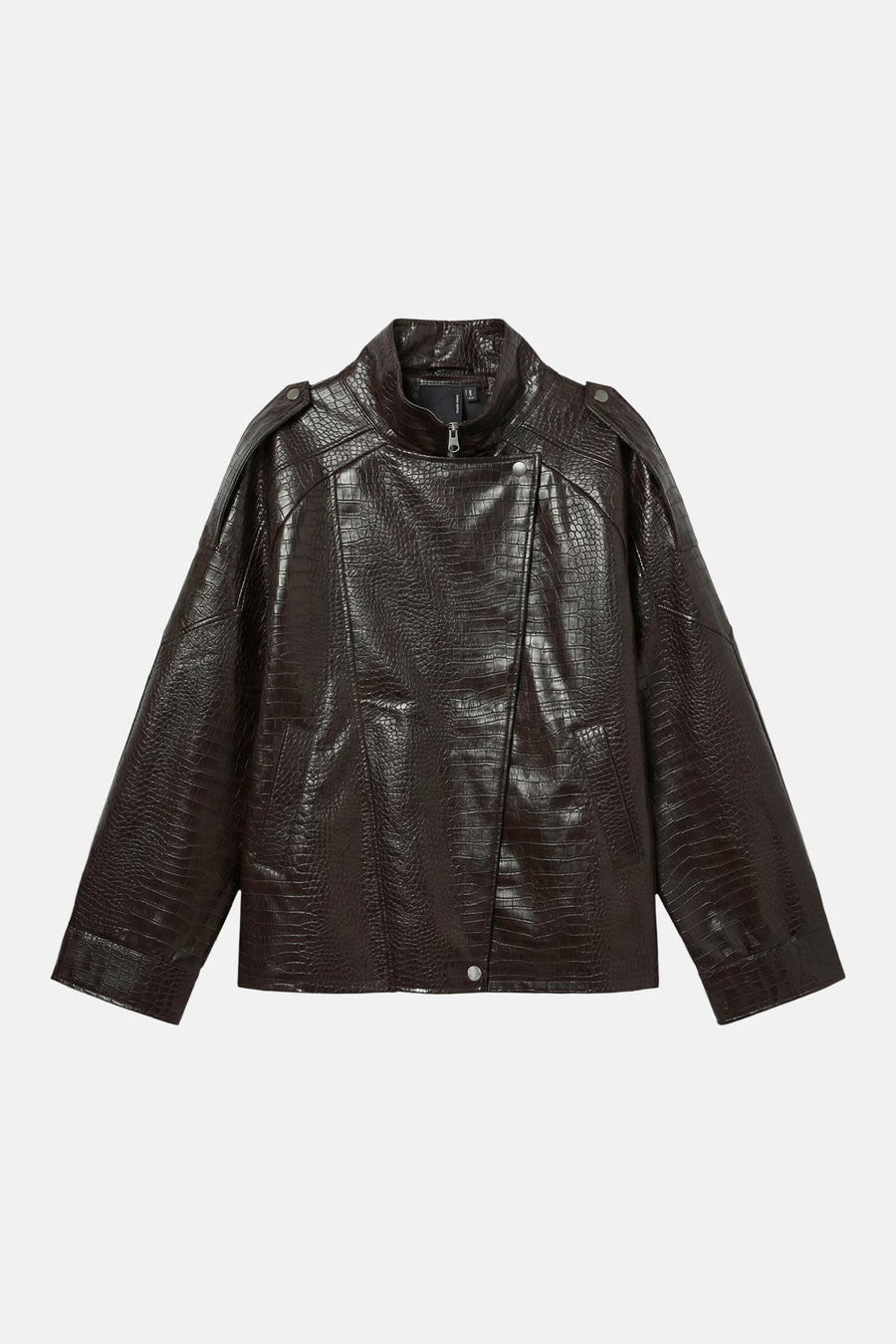 Dames tops jas biker brun - VERO MODA®