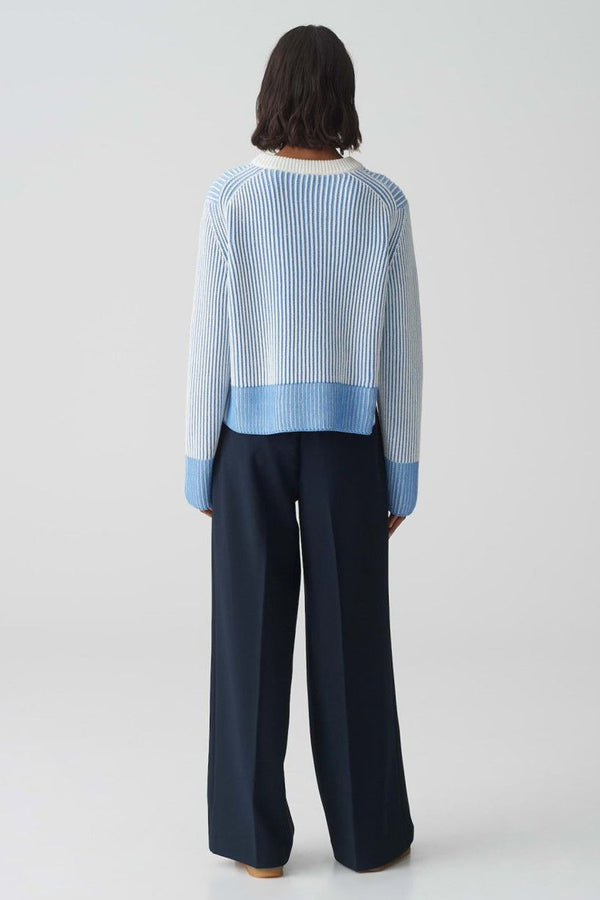 Trui met ronde hals Blauw - OPUS