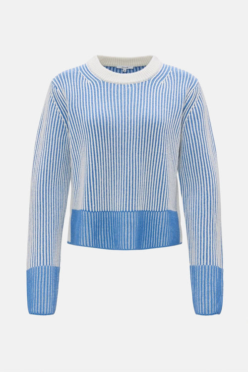 Pull col rond Bleu - OPUS