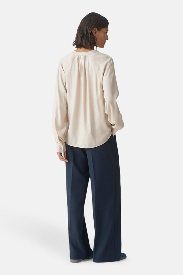 Blouse (lange mouwen) Beige - OPUS