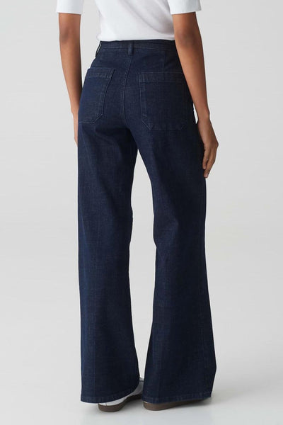 Jeans straight DARK BLUE DENIM - OPUS