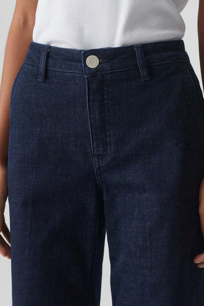 Jeans straight DARK BLUE DENIM - OPUS