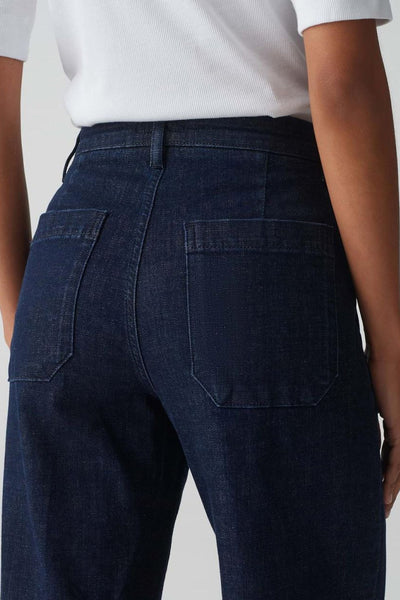 Jeans straight DARK BLUE DENIM - OPUS