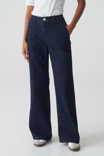 Jeans straight DARK BLUE DENIM - OPUS