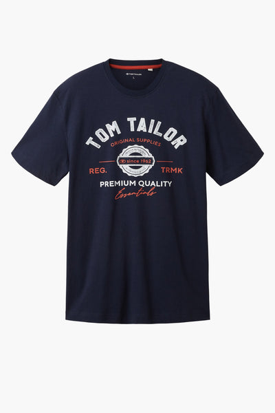 T-shirt (manches courtes) Bleu - Tom Tailor