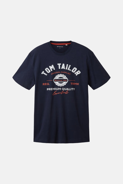 T-shirt (manches courtes) Bleu - Tom Tailor