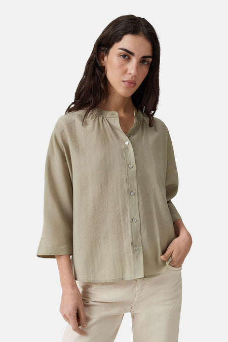 Blouse à manches longues - vert
