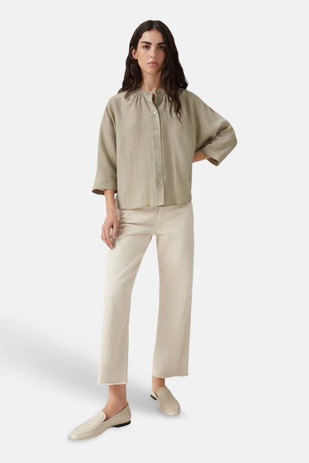 Blouse à manches longues - vert