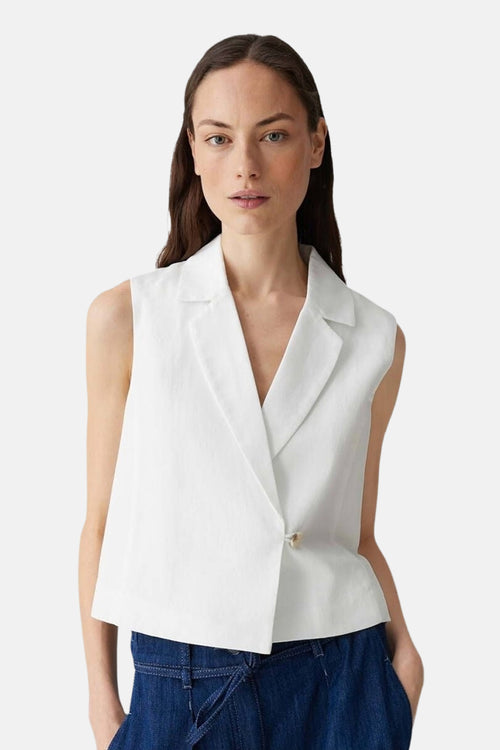 Gilet Ecru - OPUS