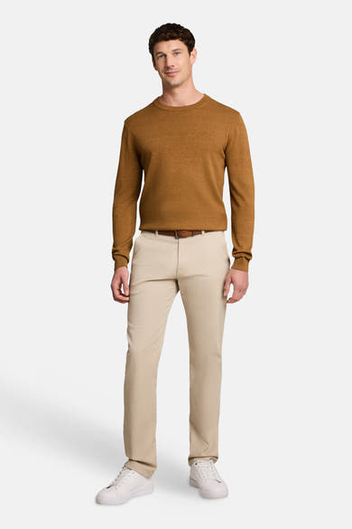 Pull col rond brun - Tom Tailor