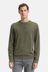 Pull met ronde hals - groen