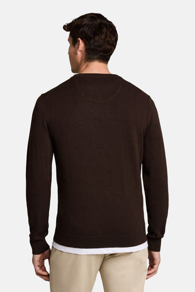 Pull col rond brun - Tom Tailor