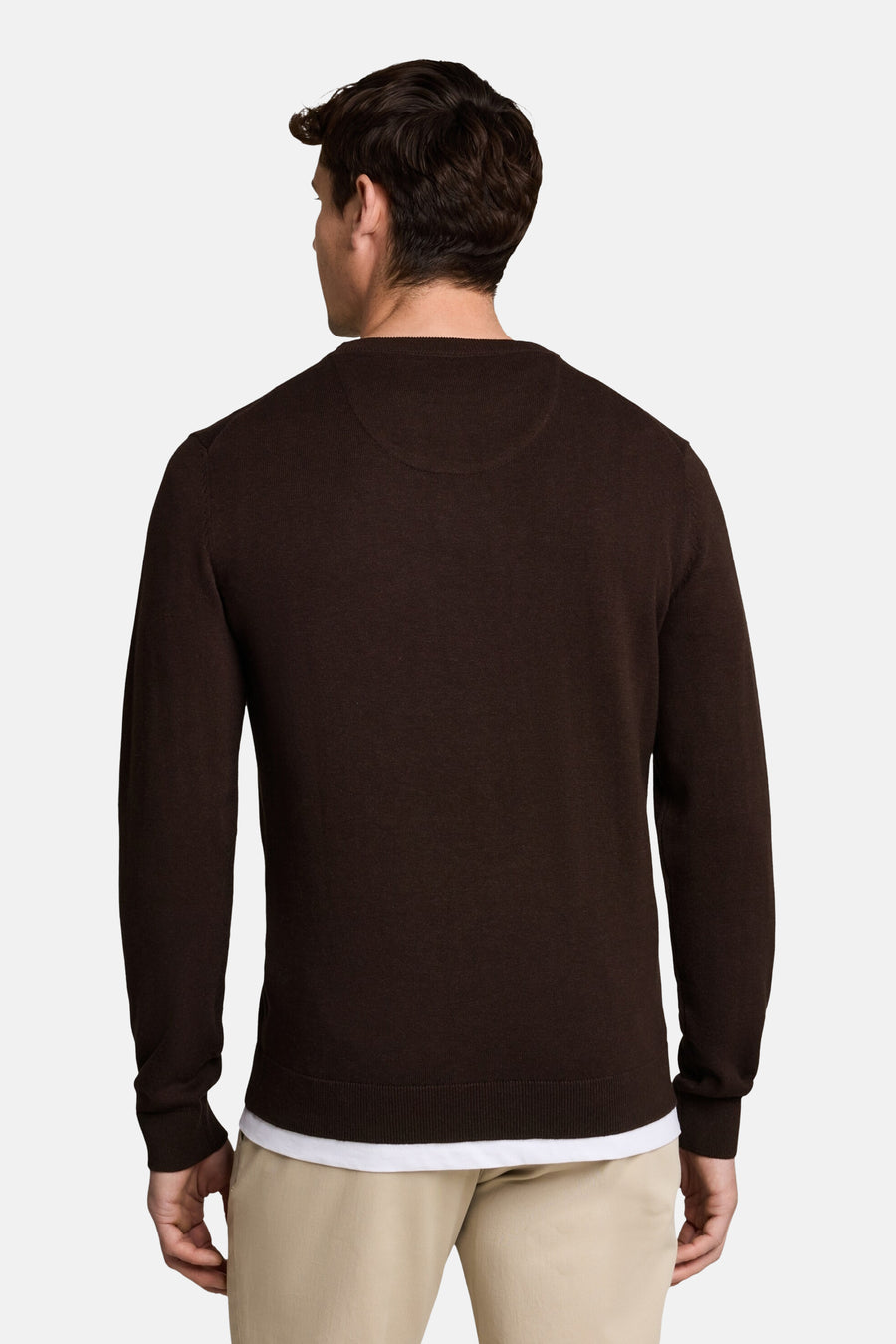 Pull col rond brun - Tom Tailor