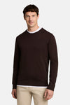 Pull col rond brun - Tom Tailor
