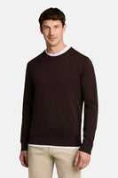 Pull col rond brun - Tom Tailor
