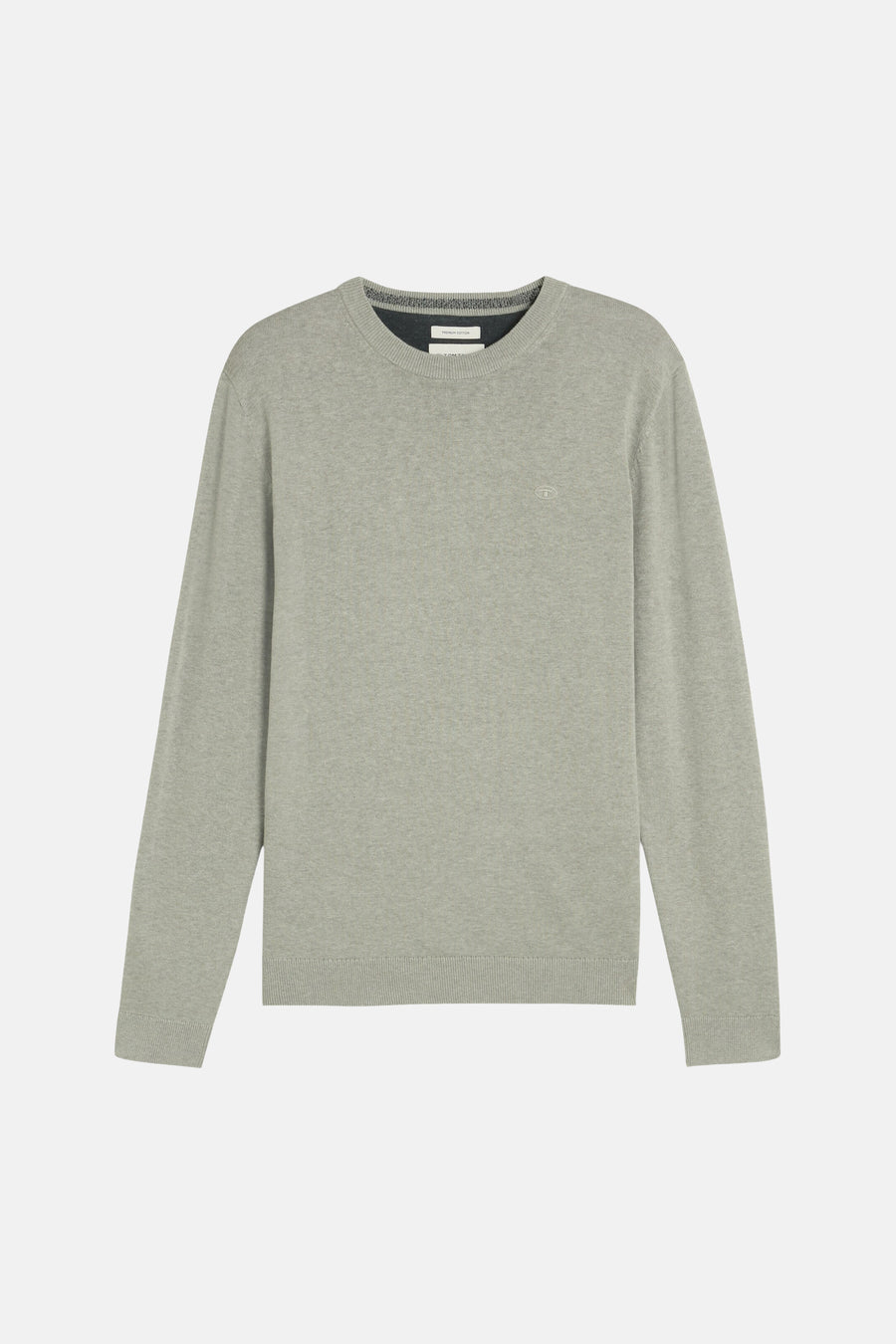 Trui met ronde hals groen - Tom Tailor