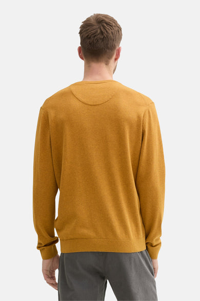 Gebreide trui met V-hals