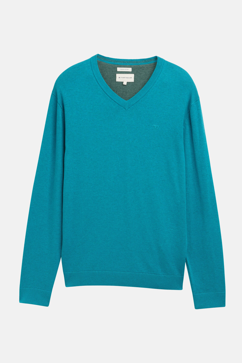Pull col rond Bleu - Tom Tailor