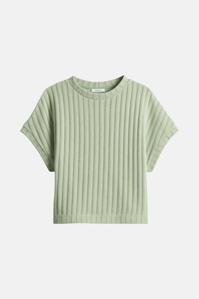 Top uni manches courtes Vert - OPUS