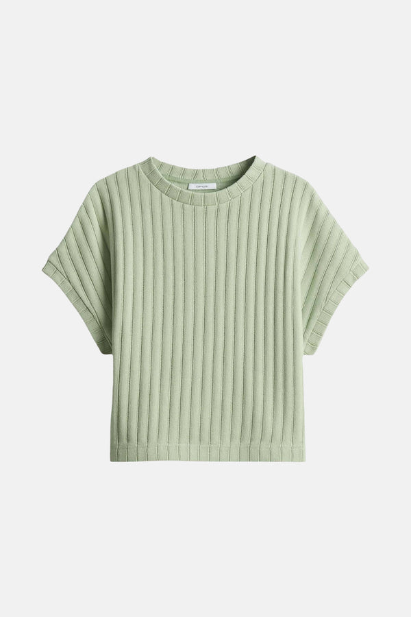 Top uni manches courtes Vert - OPUS